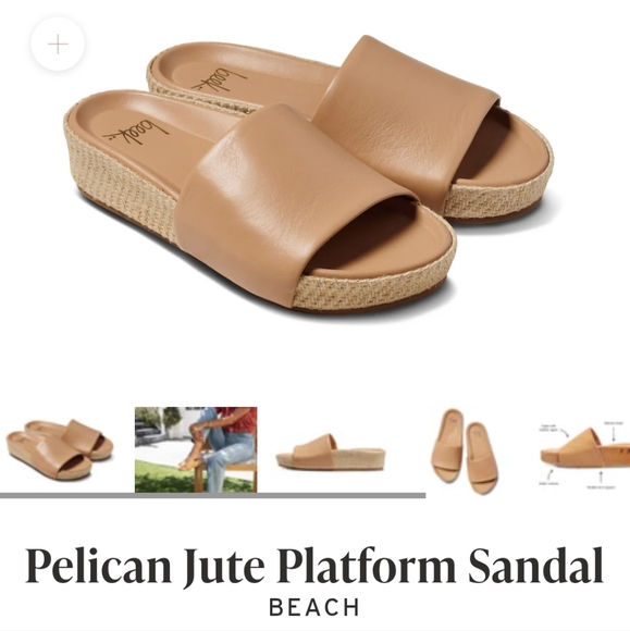 Shoes - Beek Pelican Jute Sandal Womens Size 8